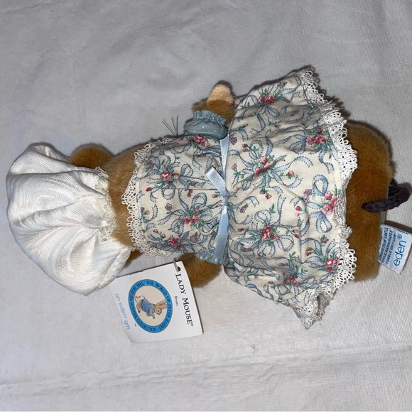 Vintage Beatrix Potter Peter Rabbit Lady Mouse Plush by Eden Toys - Picture 9 of 9